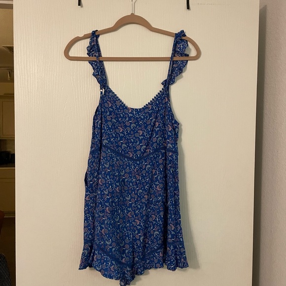 ASOS Blue Floral Romper - Picture 5 of 8
